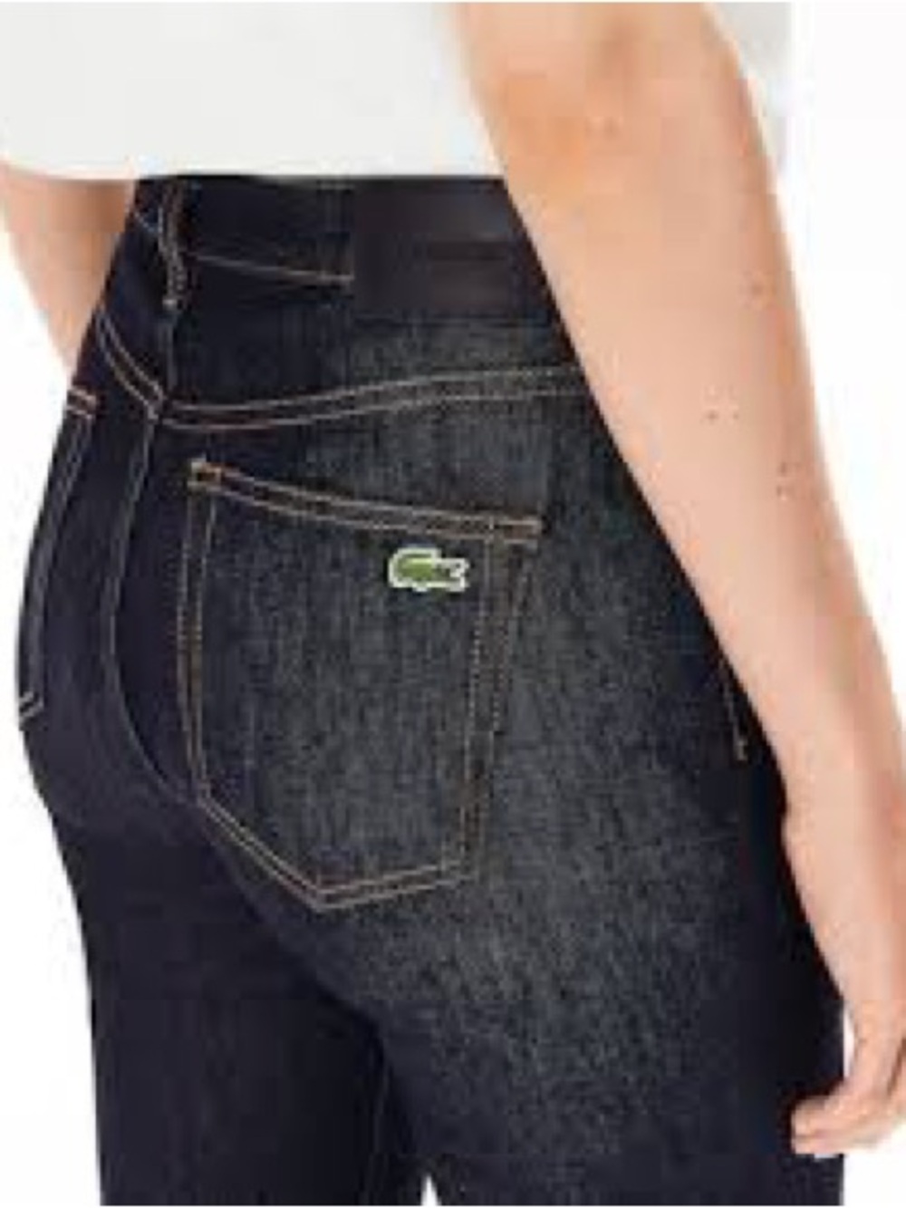Lacoste Women's Dark Blue Slim Fit Jeans- Sz 26
